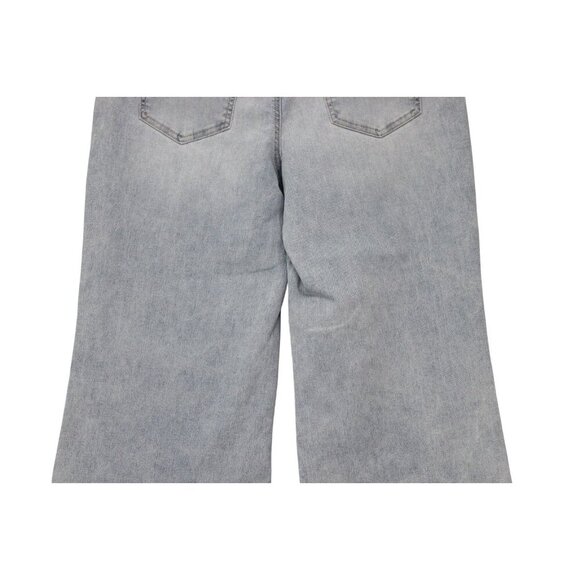 NYDJ Wide Leg Cropped Jeans Size 10 High Rise Light Wash Stretch Denim Lift Tuck - Picture 9 of 12